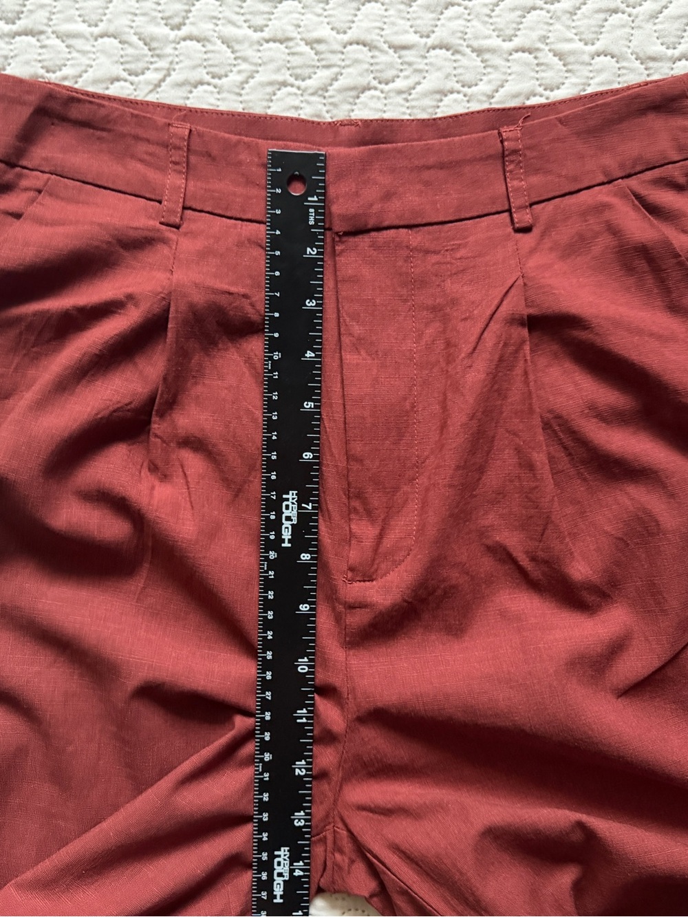 Cider Wide-Leg Medium Lightweight Pants in Deep Maroon - Picture 6 of 9